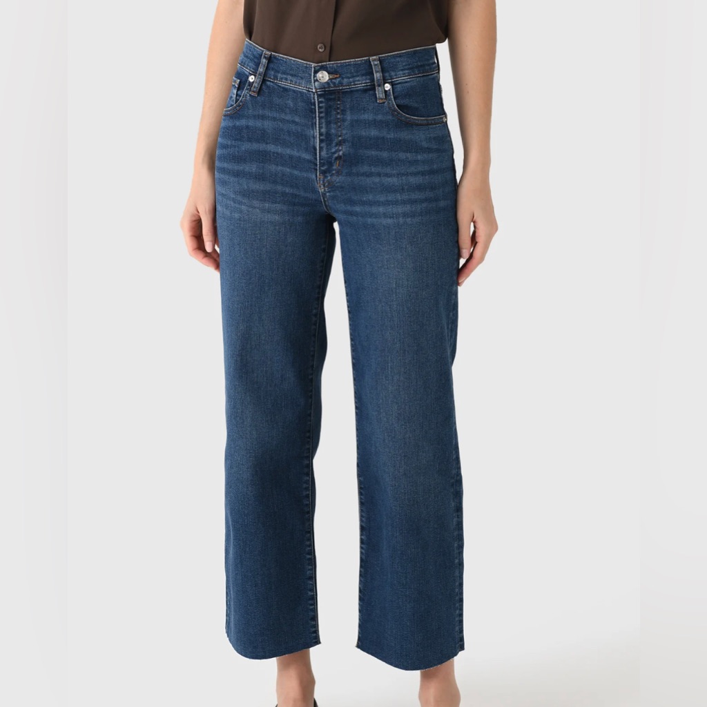 Frame Denim Straight Leg Jeans In Medium Blue Wash